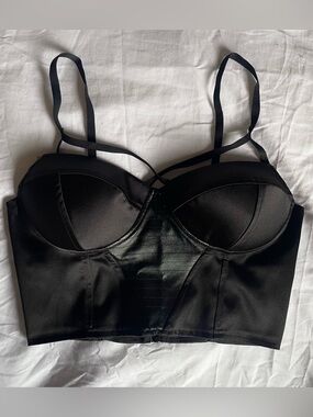 Charlotte Russe Strappy Corset Top